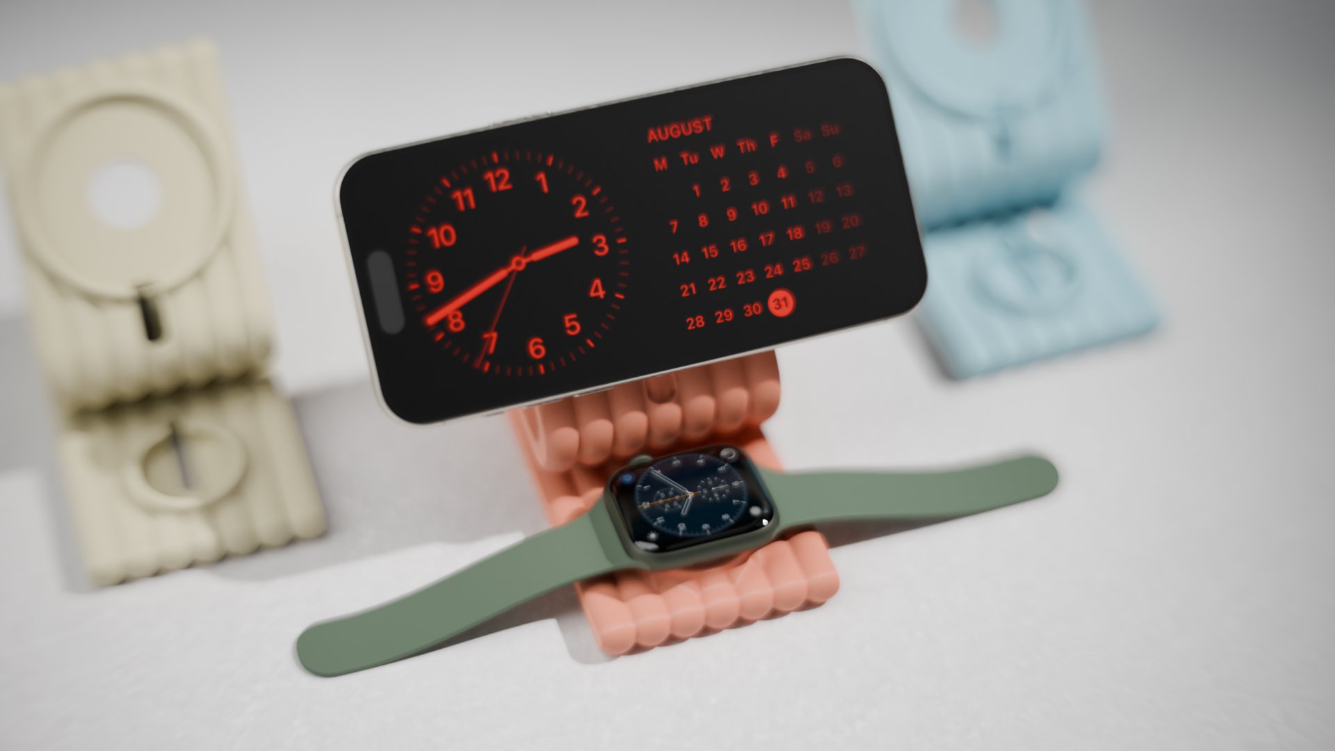 Dual iPhone and Apple Watch Charger