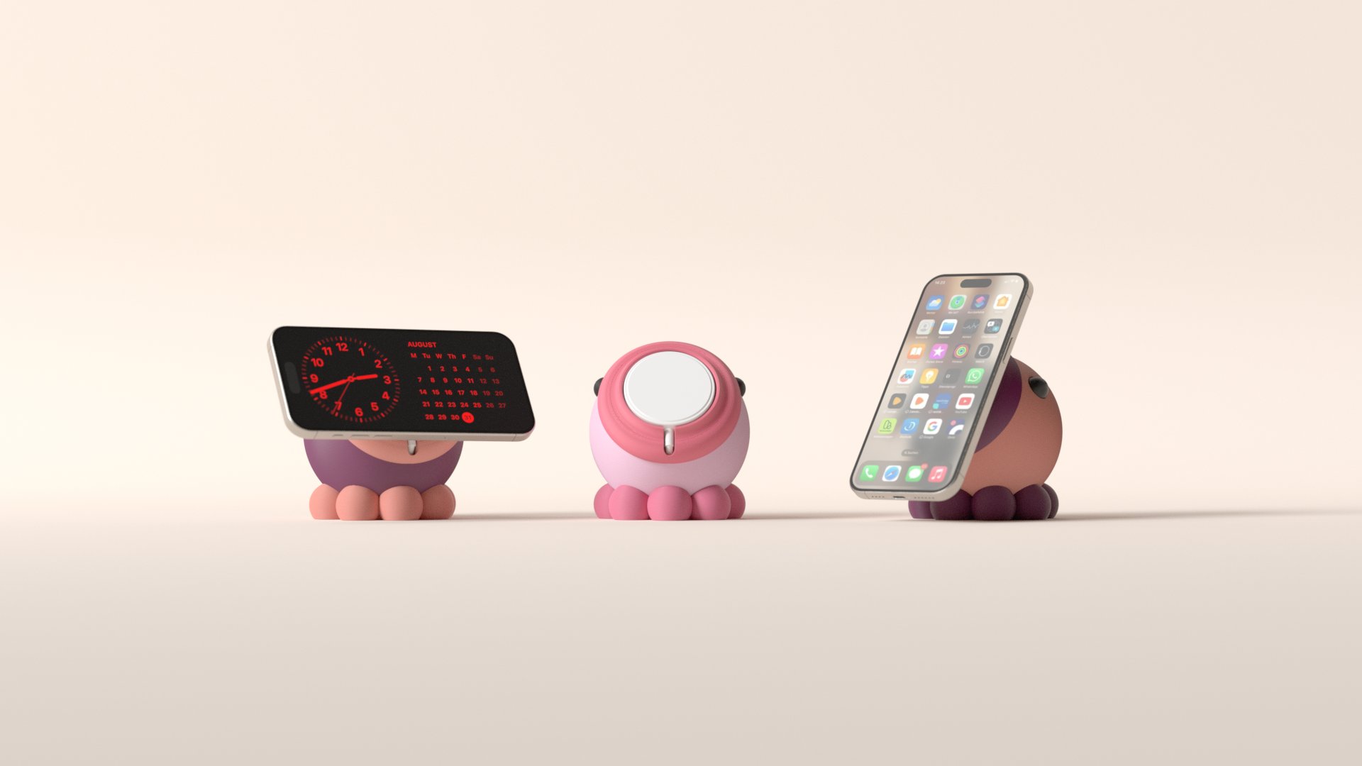 Kawaii Octopus Magsafe Charger