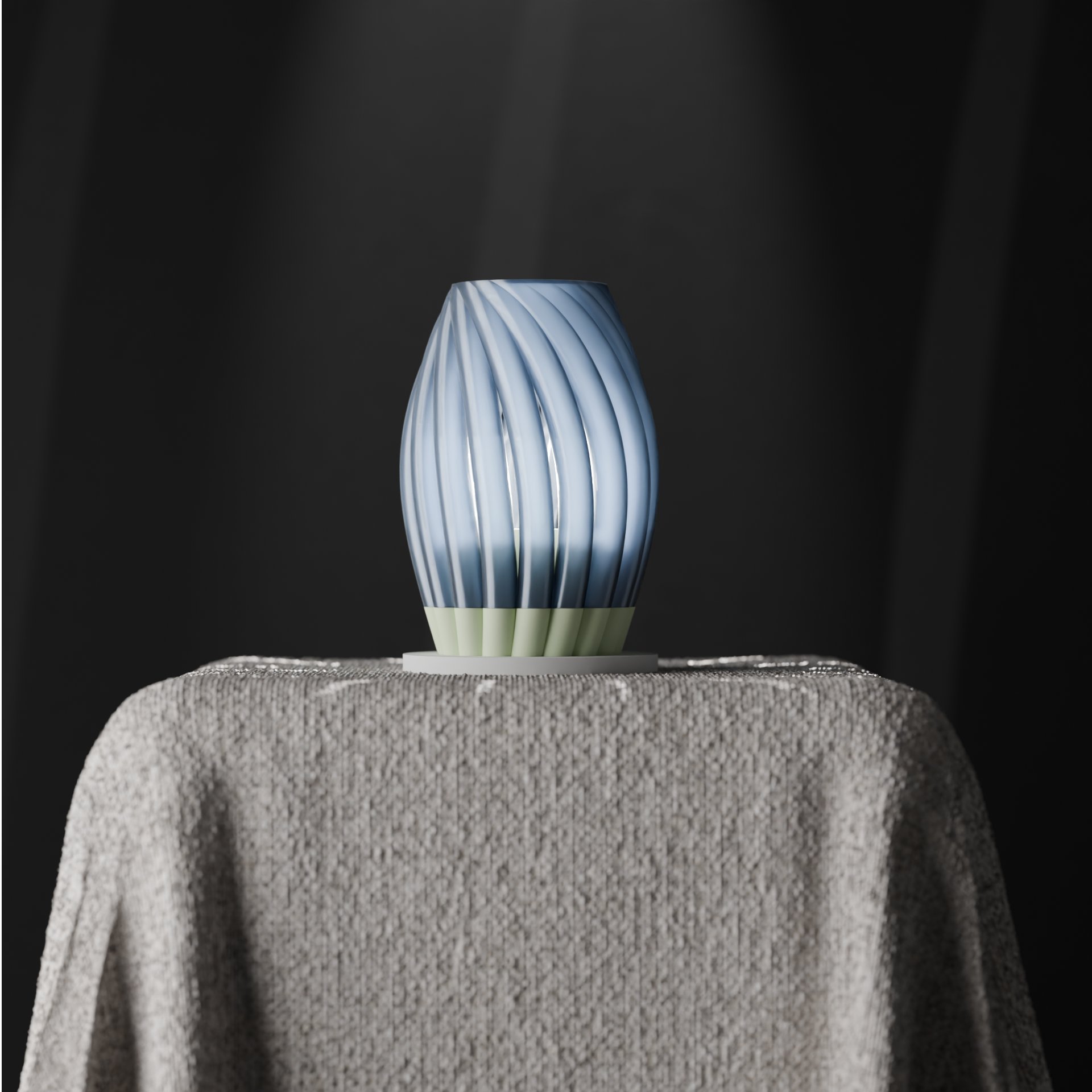 Modern Hollow Pipe Shade Lamp