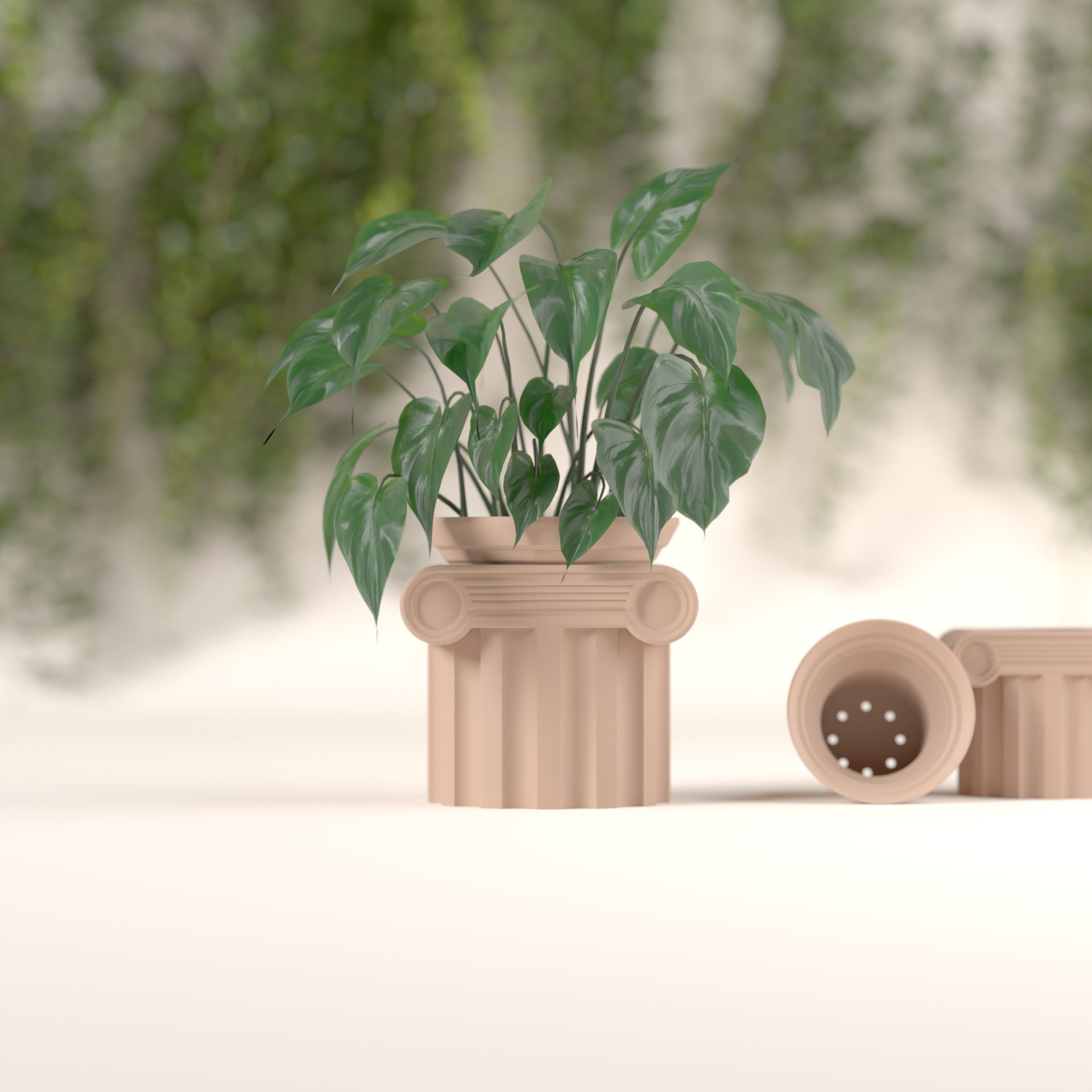 Roman Column Planter