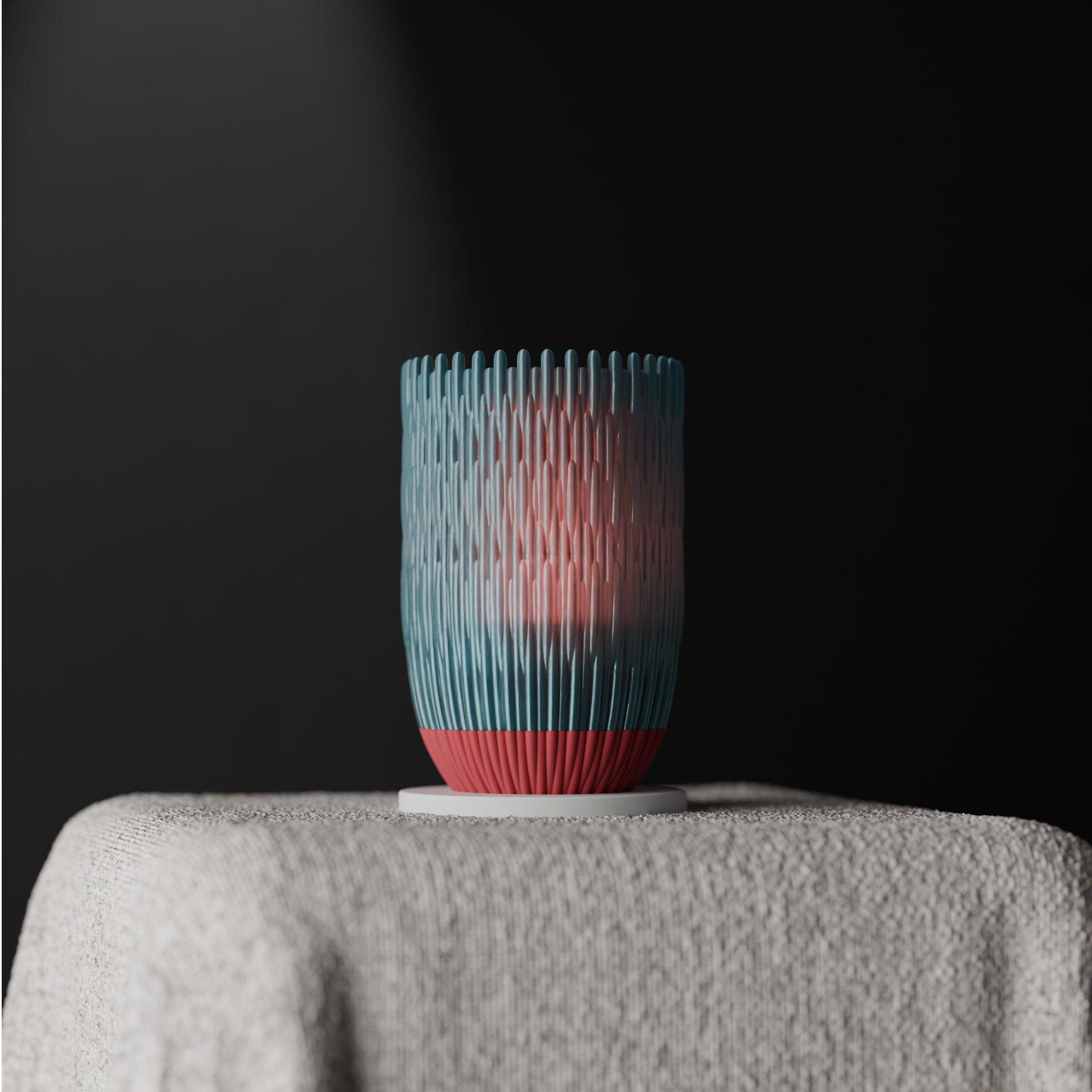 Textured Light With Diffuser