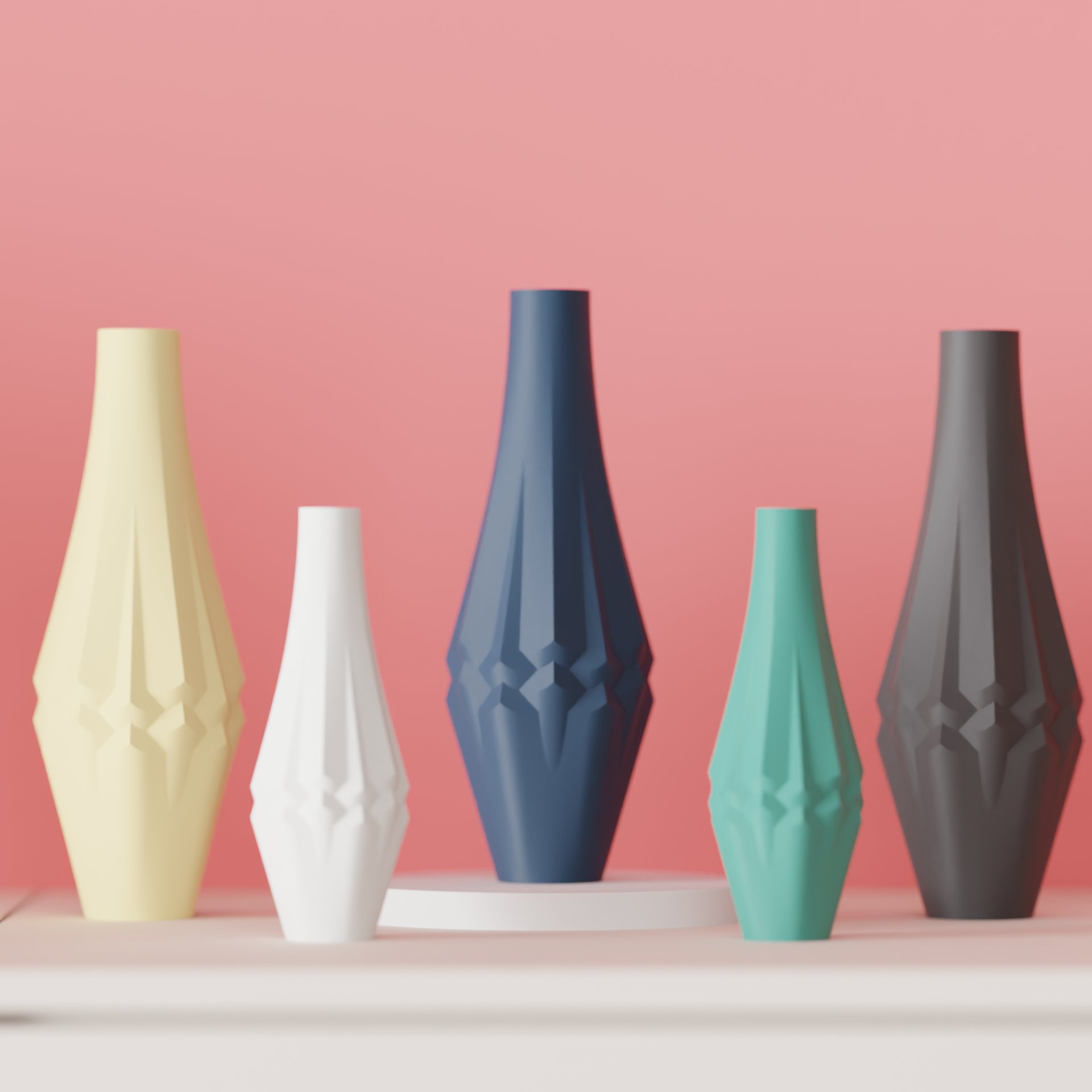 Twisted Panel Vase