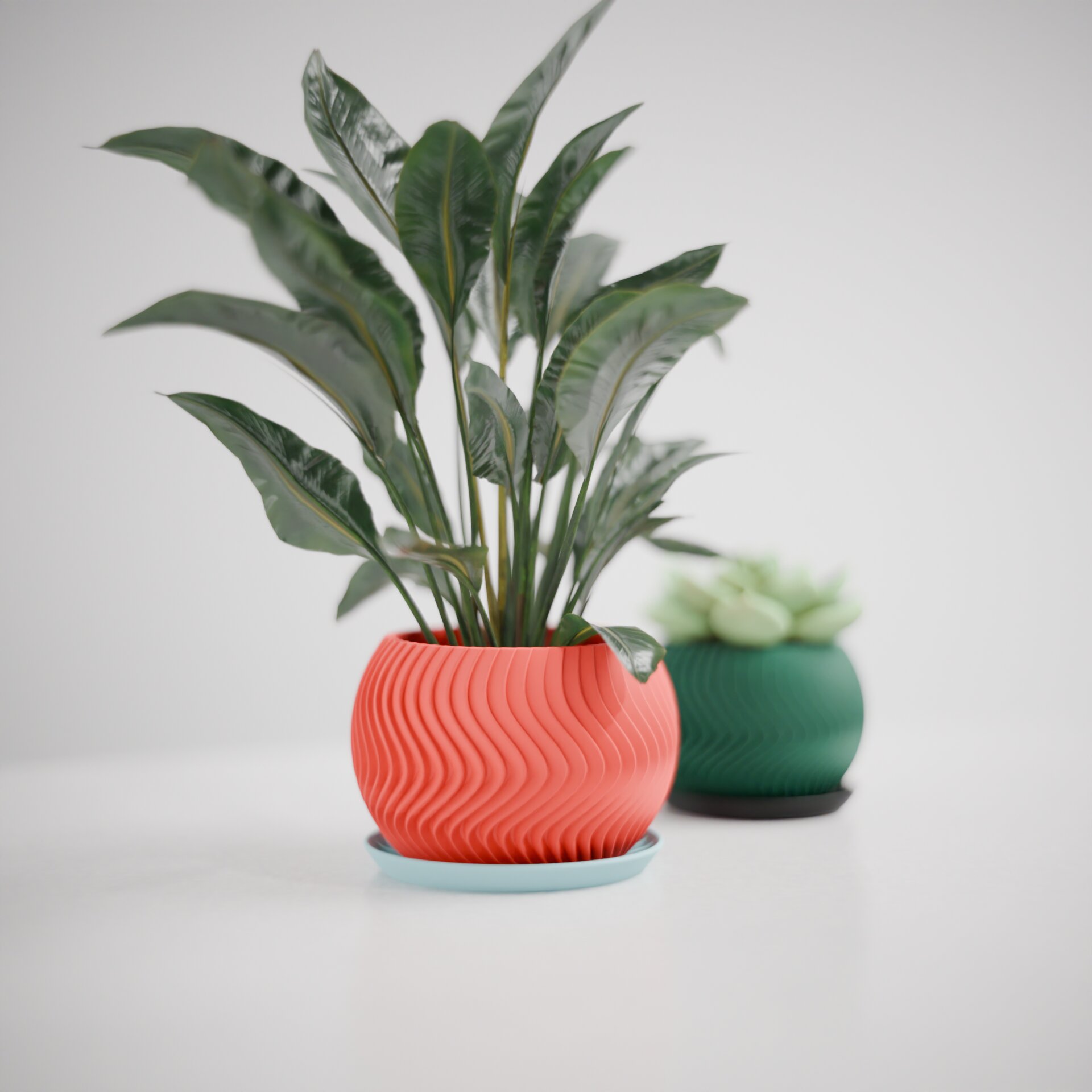 Sphere-Planter-With-Base