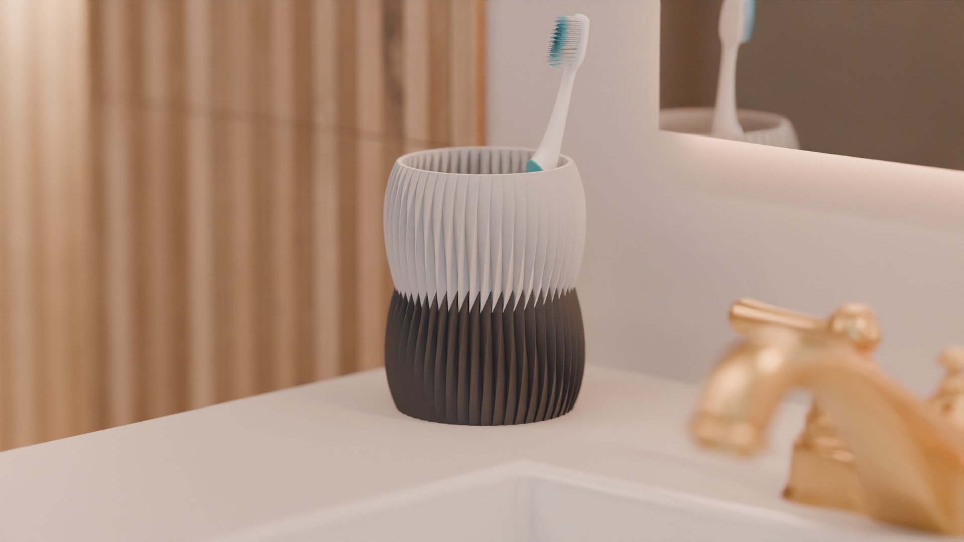 Interfaced Bathroom Container