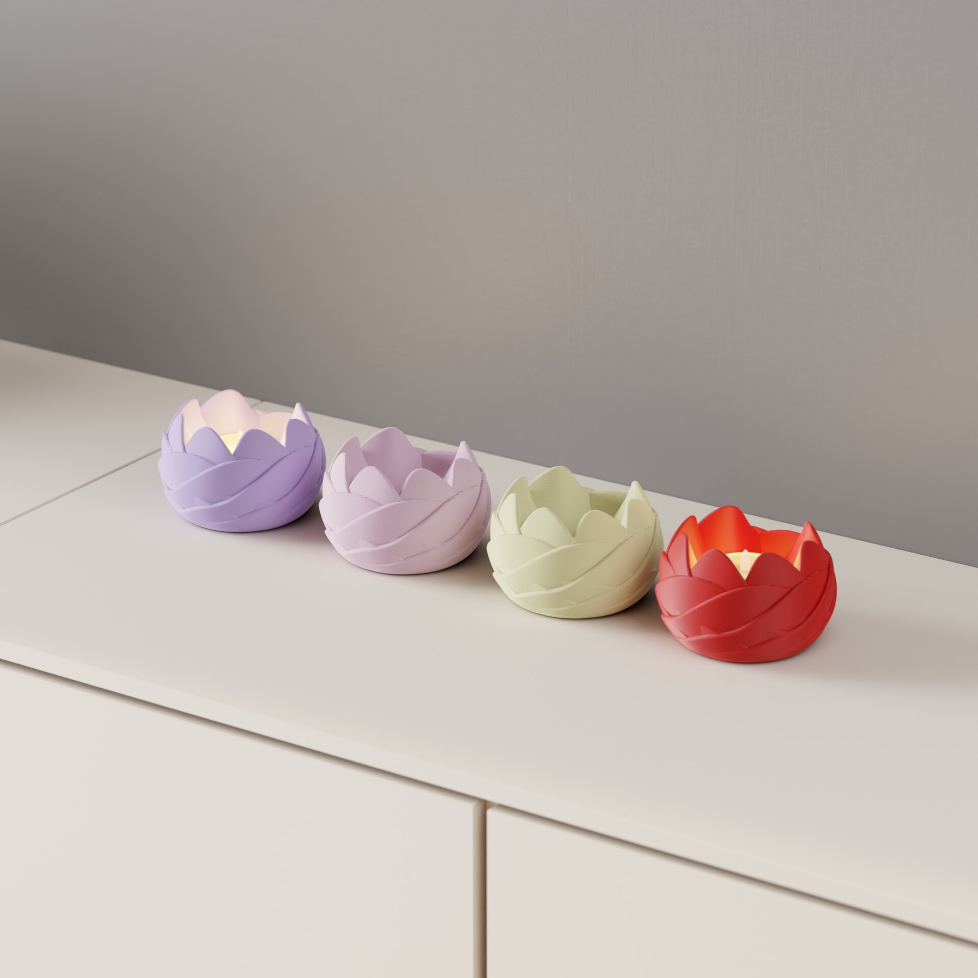 Rose-Tealights