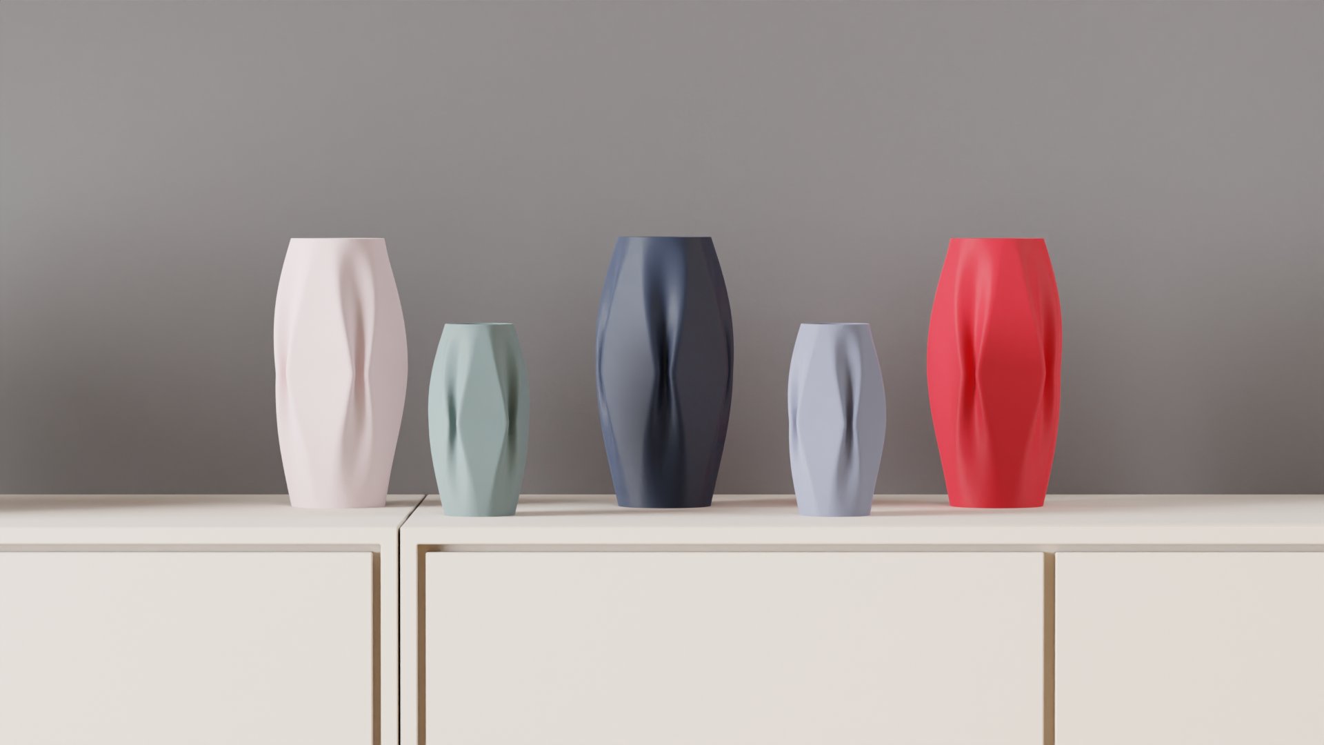 Creased Vase