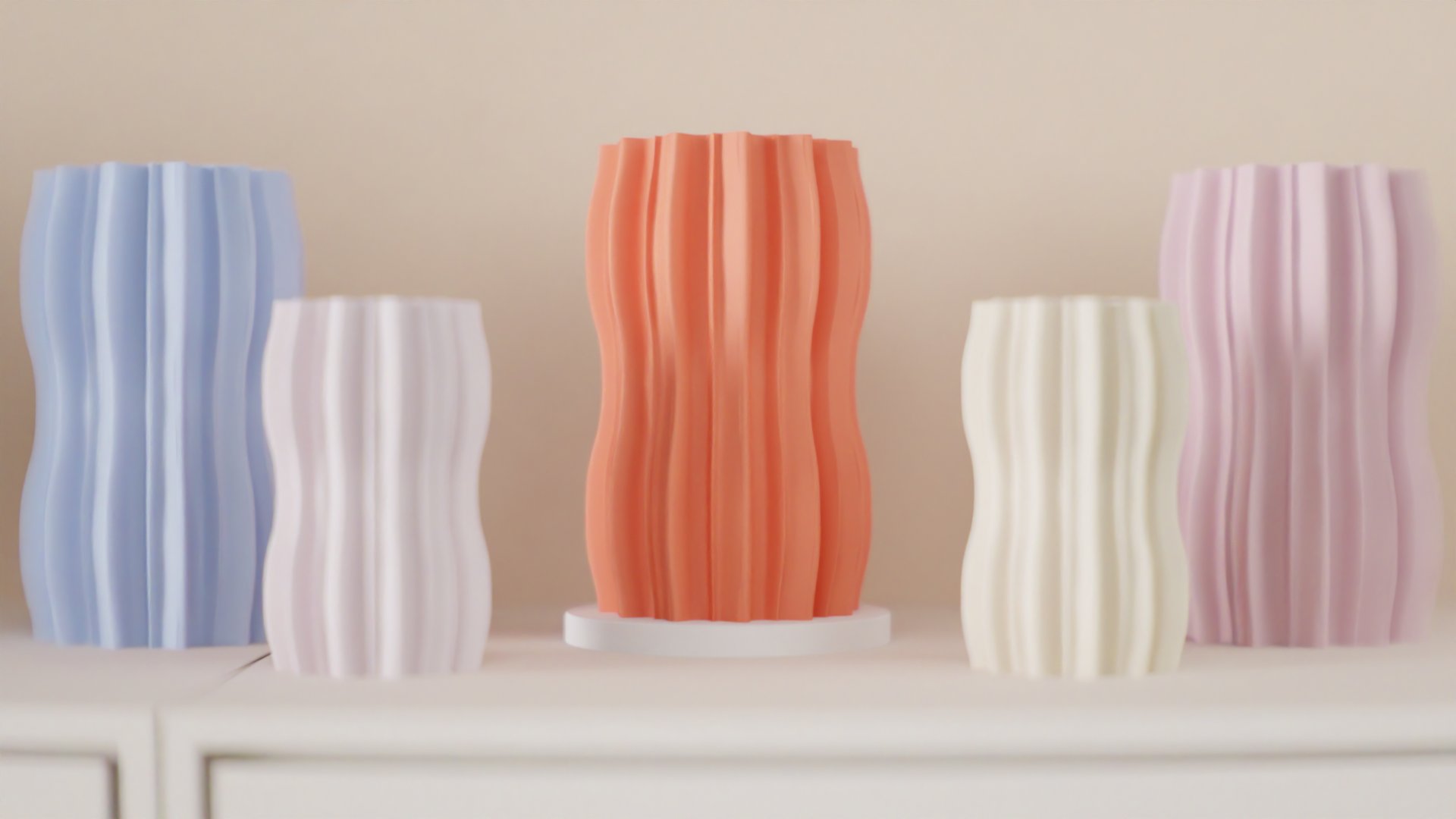 Double Finned Vase