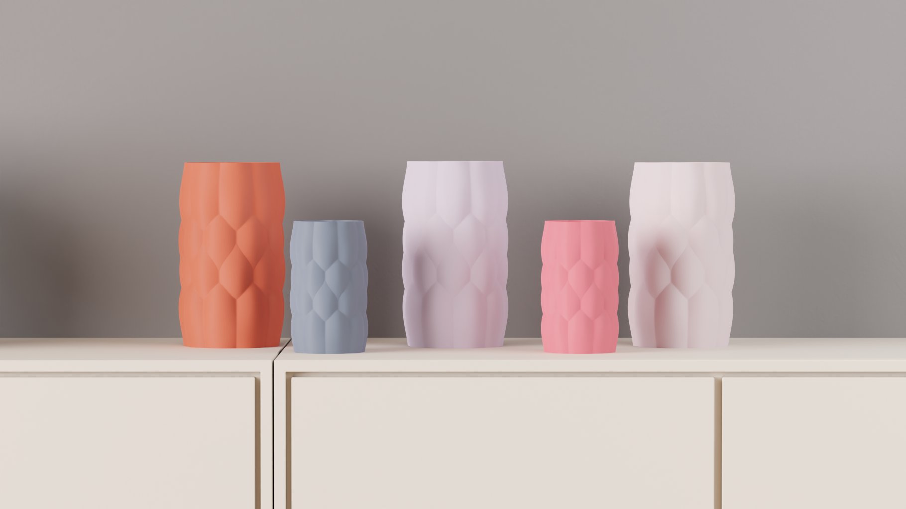 Double Puffed Vase