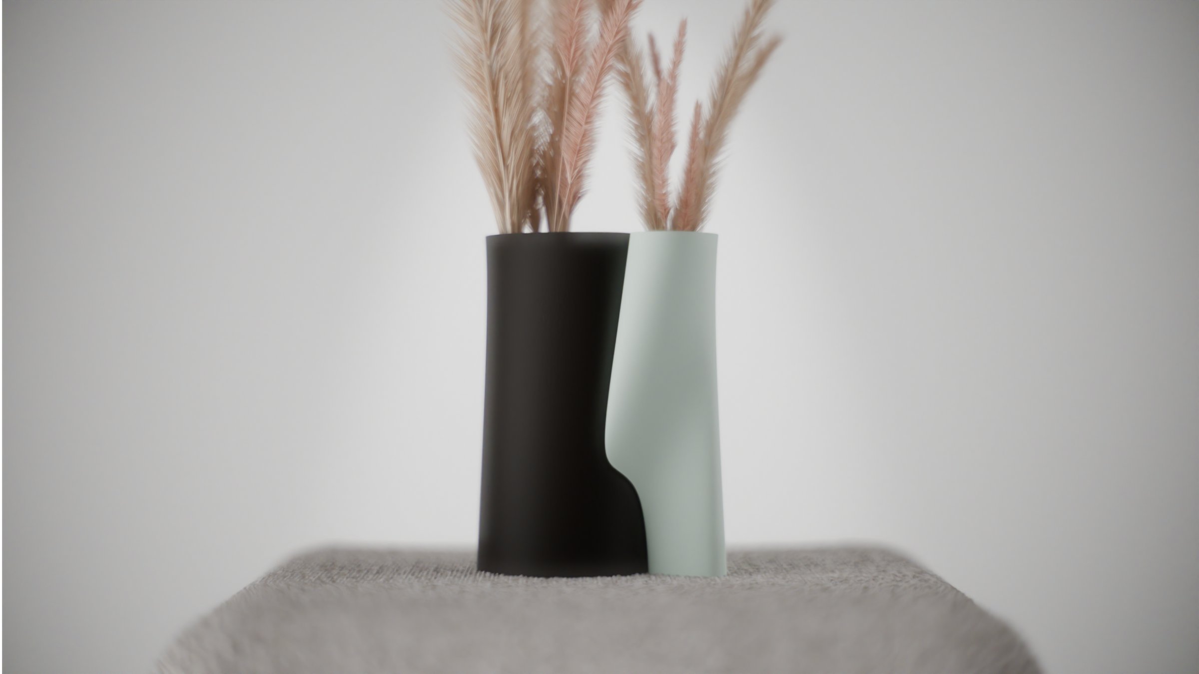 Dual Iterlocking Vase