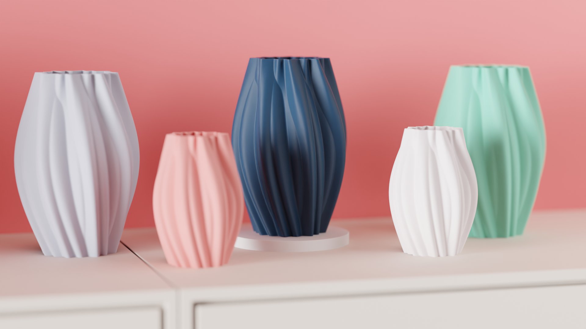 Organic Swoop Vase 2