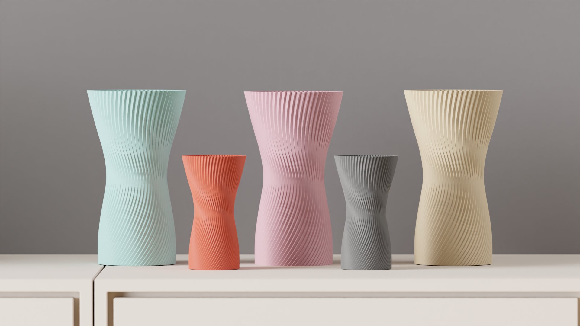 Taper Twist Vase
