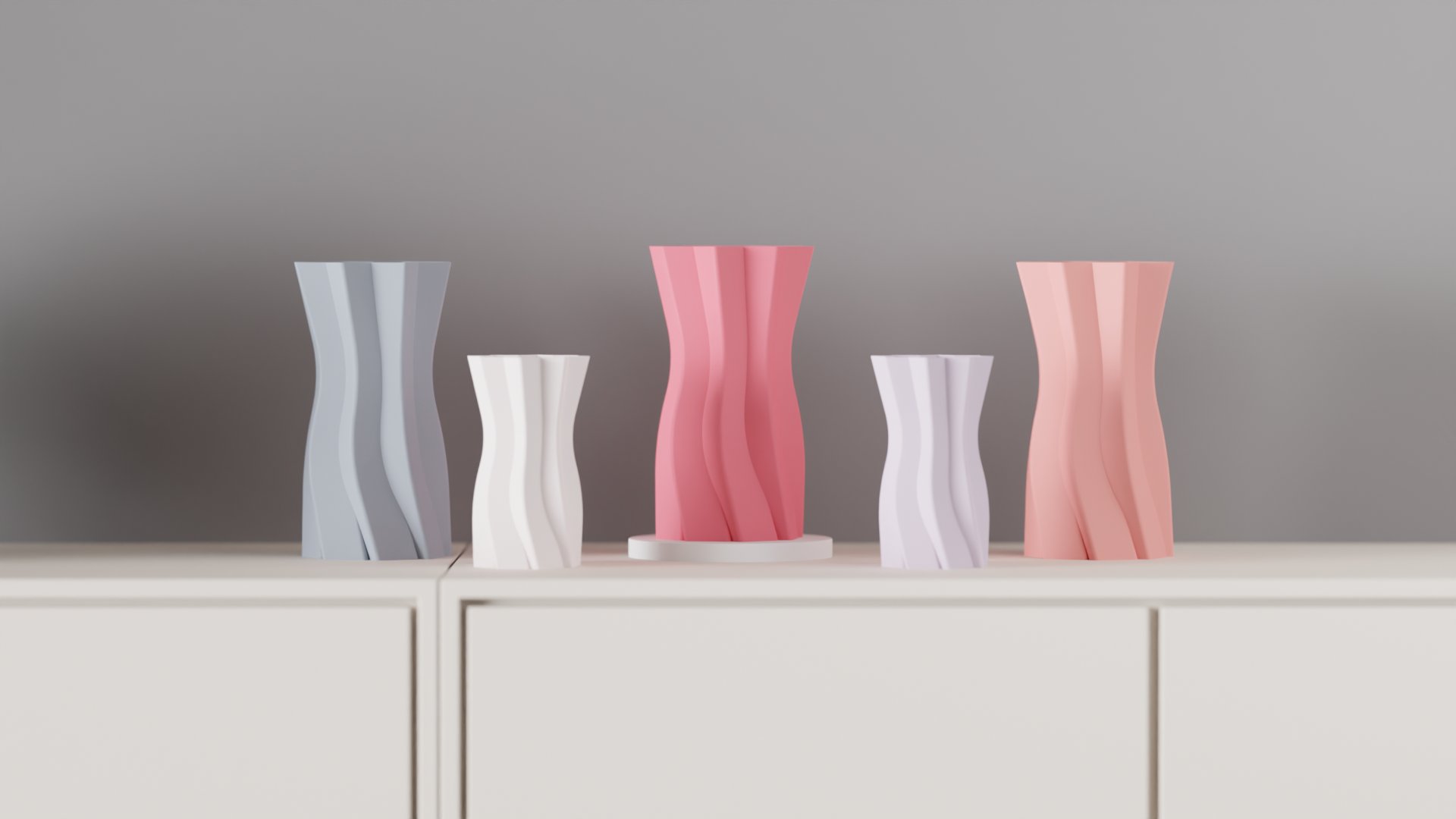 Twisted Sculptural Vase