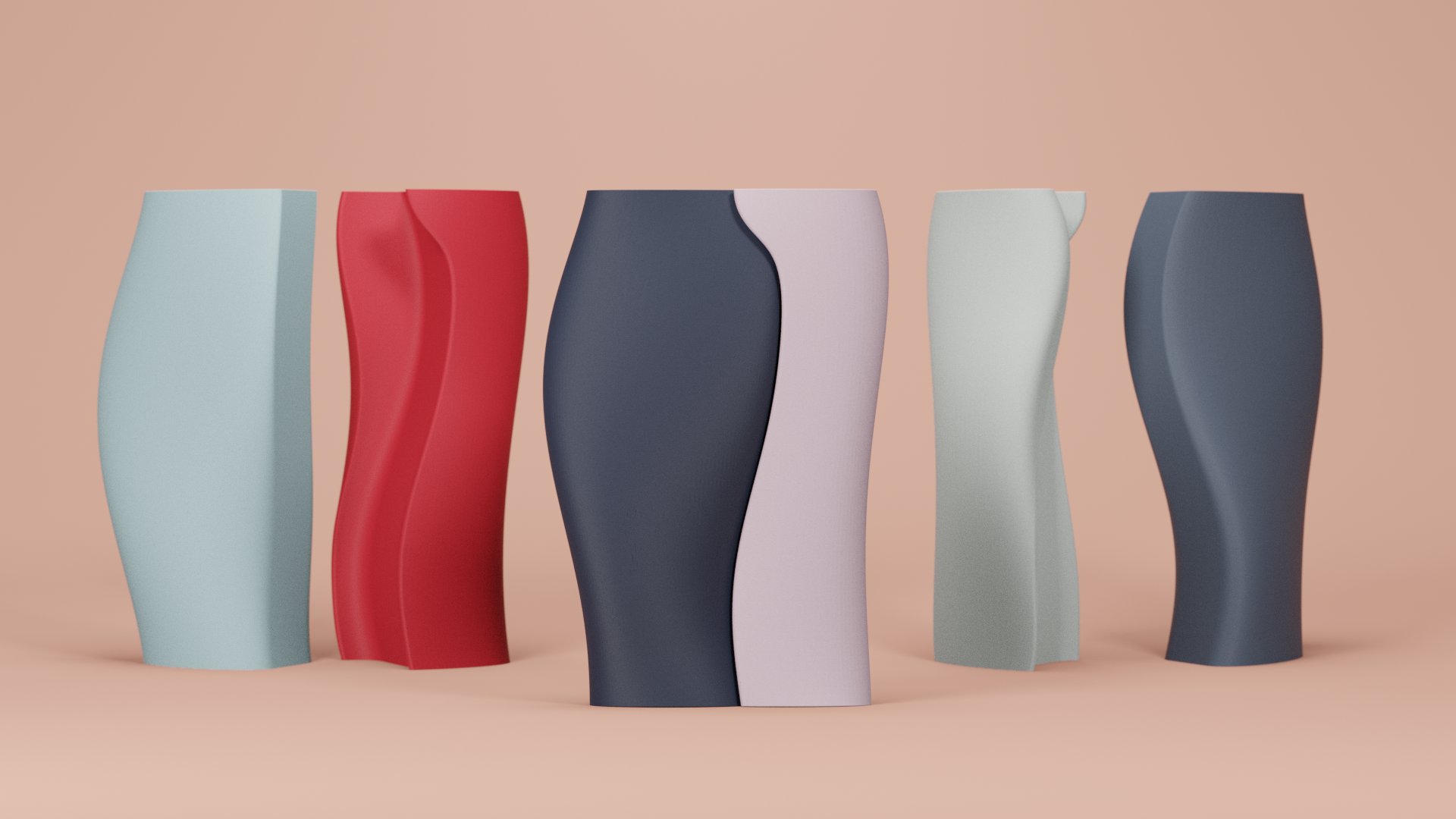 Two Part Interlocking Vase