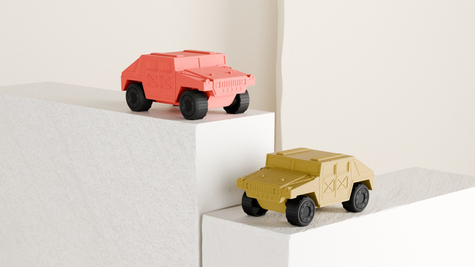 Military Jeep Toy Car