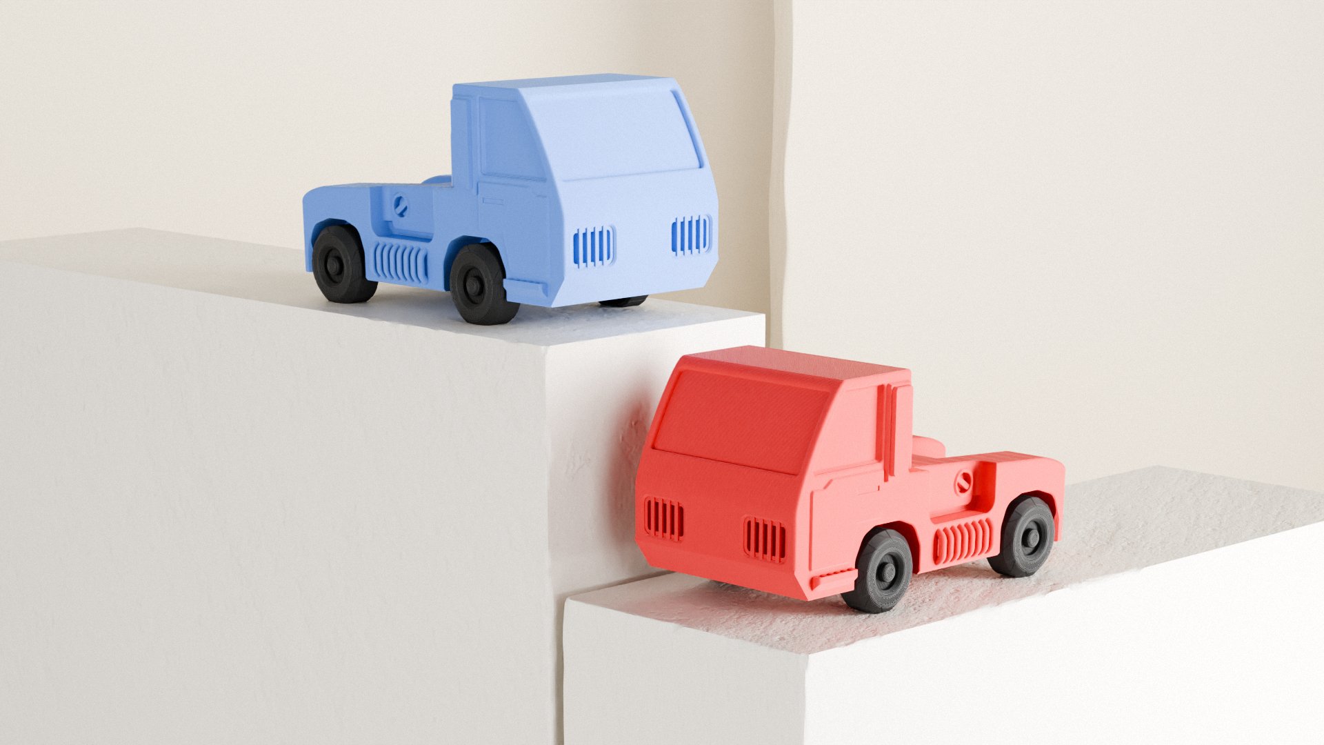 Toy Truck. Airport Tug Toy